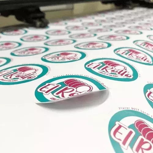 1000 Stickers De Vinil 5x5 Personalizados